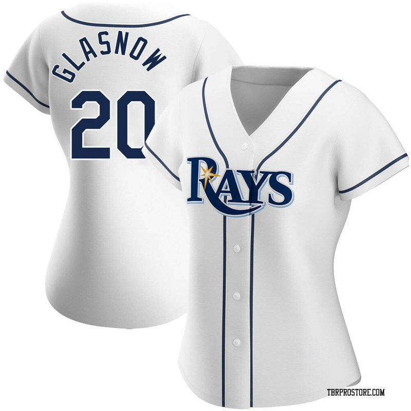 Authentic Tyler Glasnow Women's Tampa Bay Rays White Home Jersey