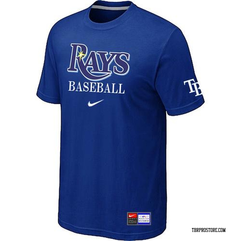 Men's Tampa Bay Rays Blue Practice T-Shirt